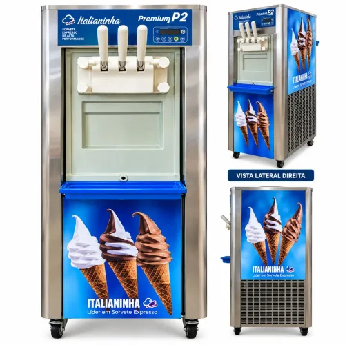 Máquina de Sorvete Expresso Italianinha Premium P2