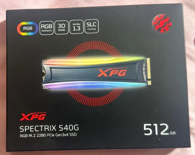 XPG Spectrix S40G - RGB M.2 PCIe SSD (NVME)