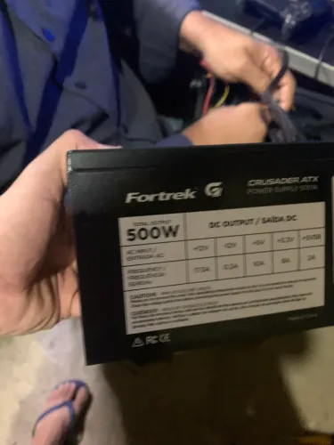 Fonte 500 W 80 Plus 
