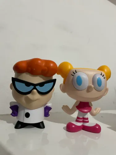 Bonequinhos do O laboratório de Dexter e a irmã Dee Dee