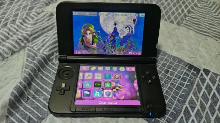 Nintendo 3DS XL Desbloqueado + JOGO MÍDIA FÍSICA 