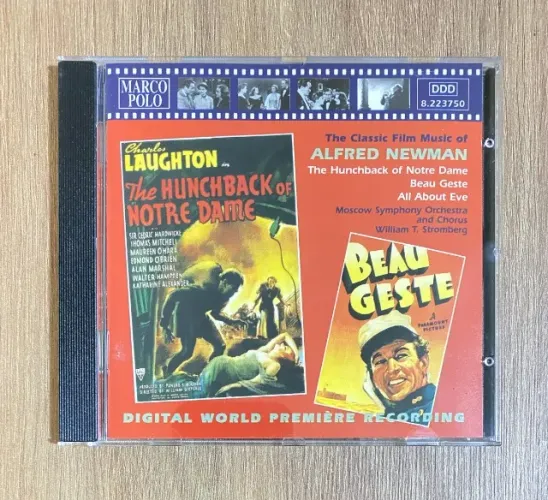 CD Alfred Newman: The Hunchback of Notre Dame/Beau Geste/All About Eve (Made in Germany)