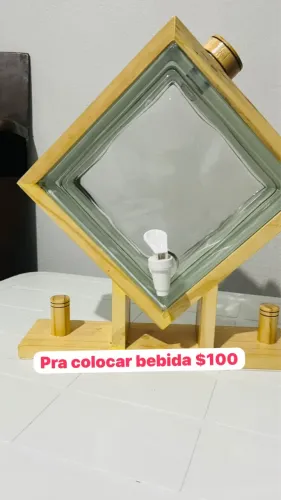 Pingômetro em madeira pinus