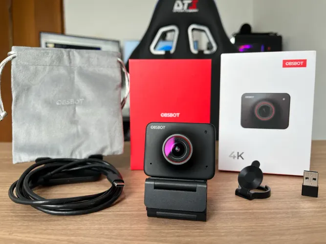 Webcam 4K com IA - OBS BOT Meet 4K