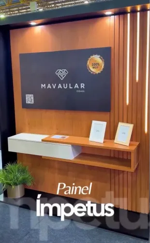 Painel até 55? Ímpetus (C/LED Cascata) + Nicho Naturale Entrega Rápida
