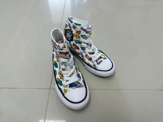 Tênis converse infantil hot wheels