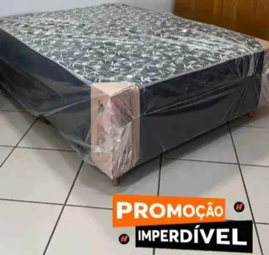 Cama com colchão box , frete grátis, novos