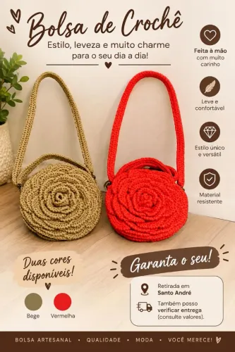 BOLSA CROCHÊ