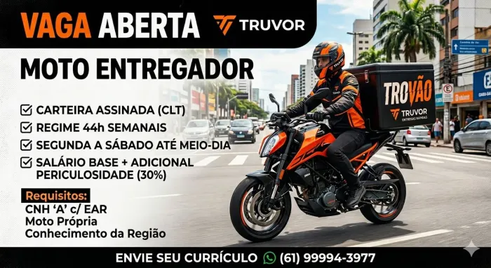 Vaga para moto entregador
