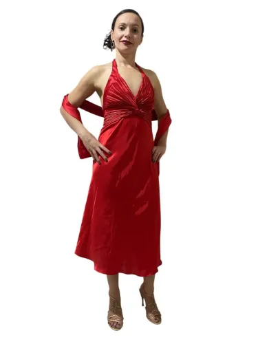 Vestido vermelho de festa