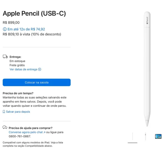 Apple Pencil usbc