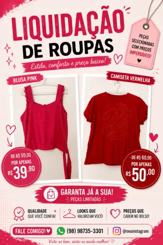 Roupas à Venda!