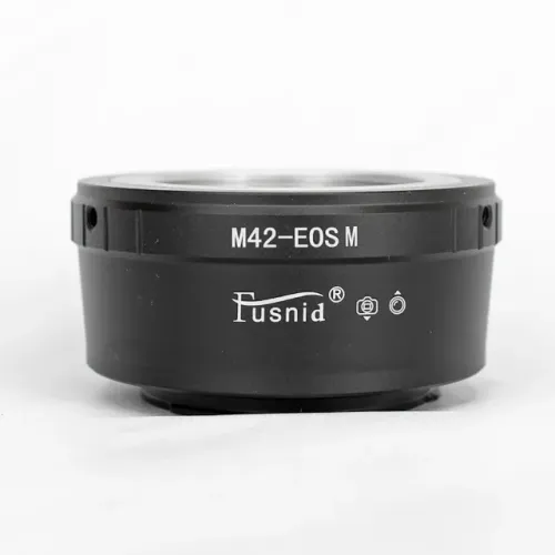 Adaptador Fusnid M42 para Canon EOS M (M42-EOS M) novo na caixa + chave Allen