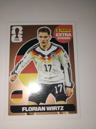 Figurinha rara do Florian Wirtz bronze