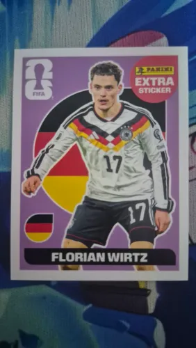 Figurinha da Copa do Mundo extra Roxa - ( Wirtz)