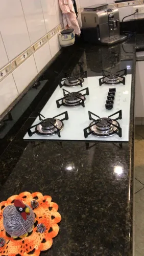 Cooktop Fisher 5 bocas branco