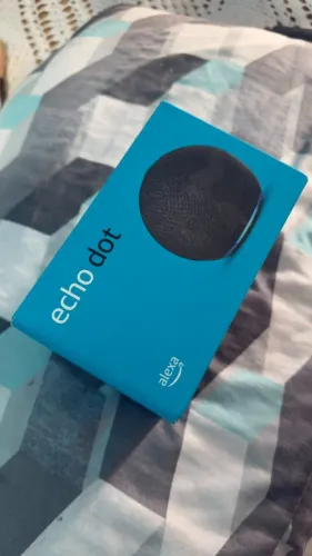 Amazon Echo Dot de 5a Geração, na cor azul-escura