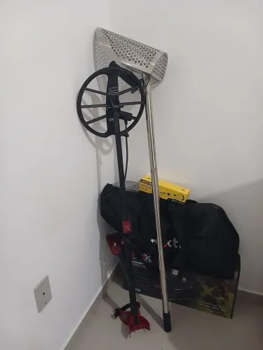 Kit completo detectorismo detecção metais nokta findex sand scoop para achar ouro
