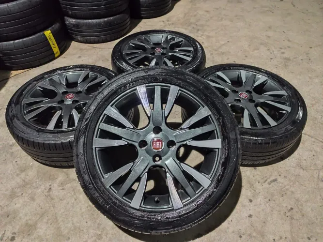 Rodas R16" Originais Fiat + Pneus 185/55 R16"- Aceito Cartão