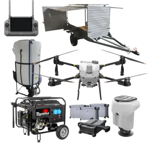 Drone Agrícola DJI T50 Completo + Misturador+ 03 Baterias + carretinha|Pronto para uso !