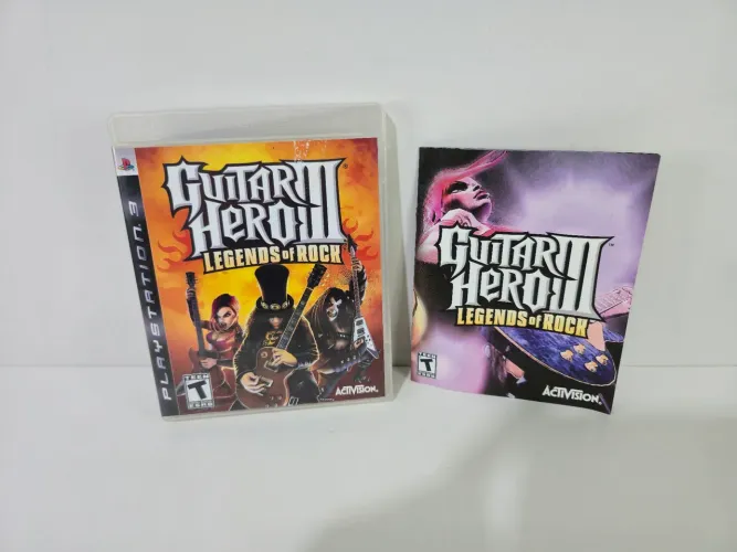 Jogo Guitar Hero 3 Original PS3 Seminovo !!!