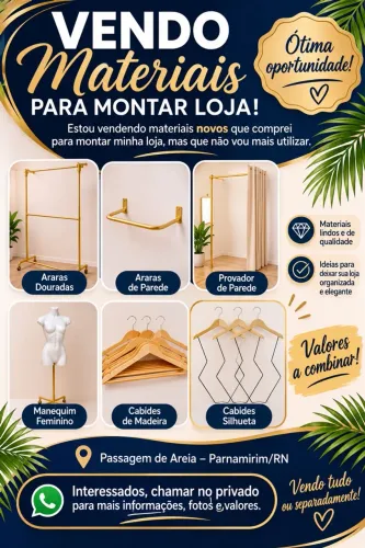 Matérias para montar loja 