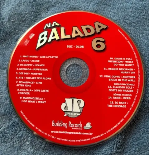 CD Na Balada 6 Jovem Pan (Apenas O Disco / Mídia Original 2002)