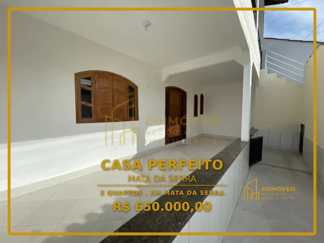 Oportunidade Única: Casa em Mata da Serra com 3 Quartos e Suíte!