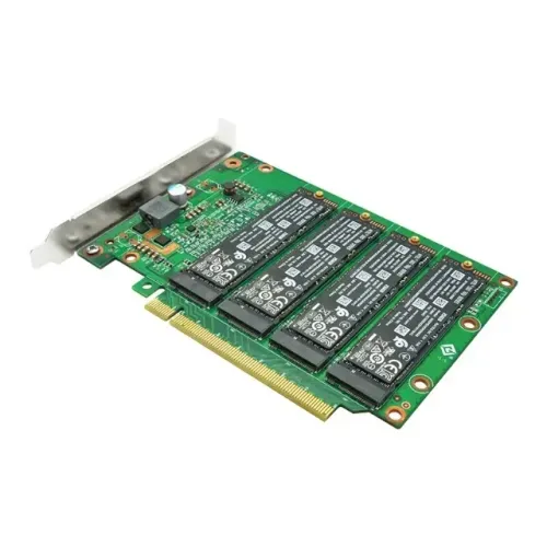 Adaptador Quad PCIe 4.0 x16 para M.2 NVMe bifurcação PCIe com dissipador de calor, 4 X4 NV