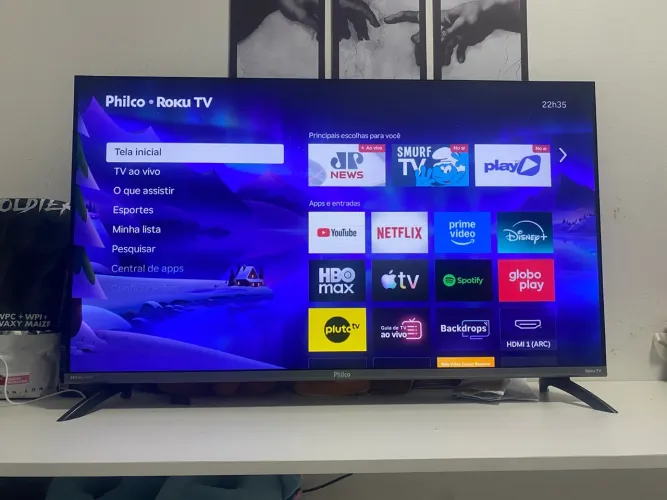 TV PHILCO 40P SMART ROKU - ZERADA