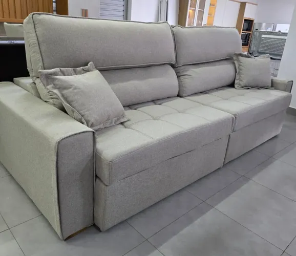 Sofá 2.83 de largura linho D33