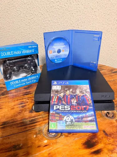Kit PS4 Fat 500GB Completo: 2 Jogos Físicos e Controle | Compre na Empresa c/ Confiança
