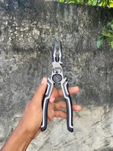Alicate Universal Profissional 8" Reforçado com Cabo Emborrachado Antiderrapante