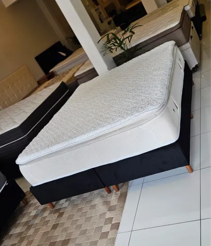 Colchão Queen ANJOS PILLOW TOP SEMINOVO - Entrego! 