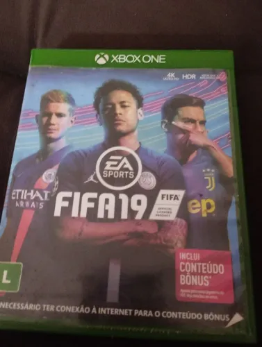 FIFA 19 mídia seminovo muito conservado