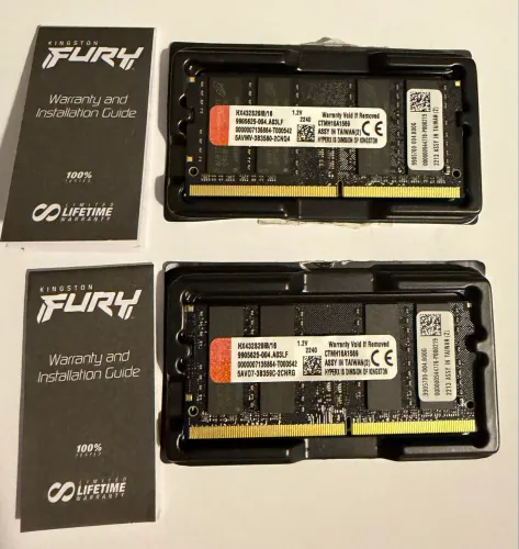 Memória DDR4 32GB  2x16Gb 3200 HyperX FURY