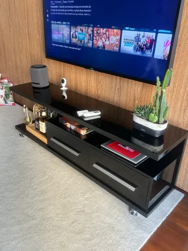 Rack Laqueado Preto