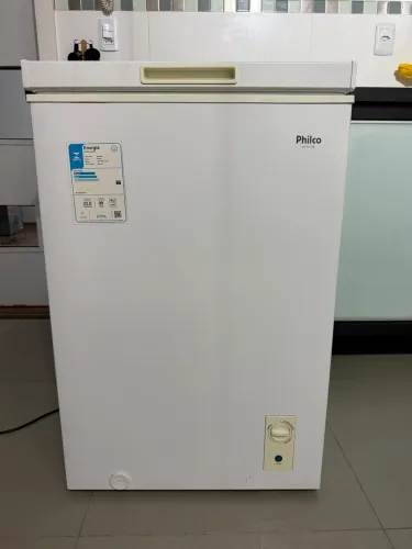 Freezer Horizontal 99l Philco Pfh105b 2 Em 1 Branco