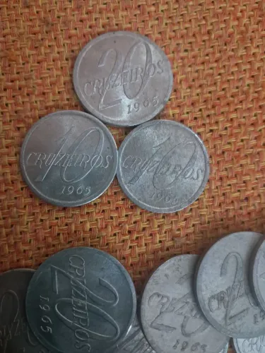 Moedas antigas 1965 (30 unidades)