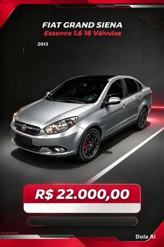 Fiat Grand Siena Essence Dual. 1.6 Flex 16V 2013