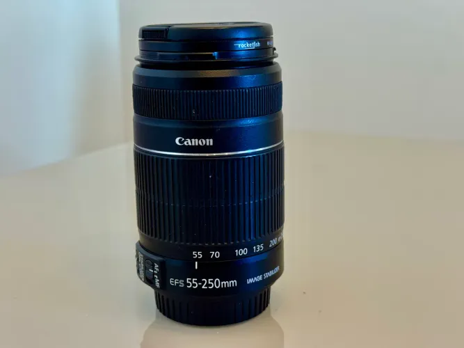 Lente Canon EFs 55-250mm