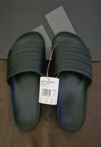 Chinelo Adidas Adilette Aqua preto Tam 42 (original / novo)