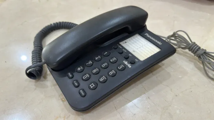 Telefone Fixo com Teclado Numérico Panasonic