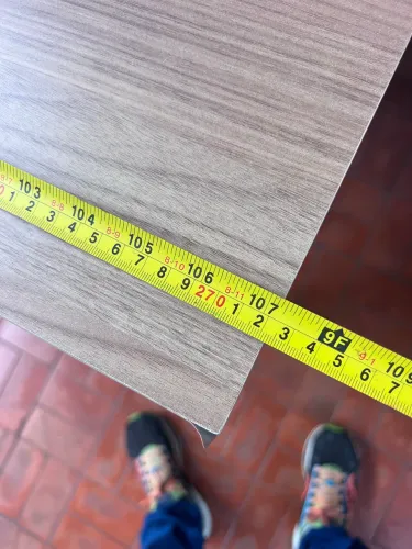 Mesa Escritório Madeira 30mm com pés de metal 2,70 X 1,20