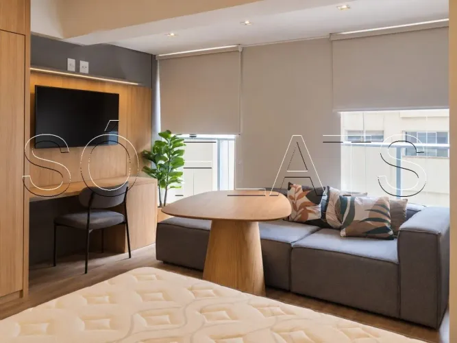 Studio Nik Sunset Paulista, flat disponível para locação contendo 23m² e 01 dormitório.