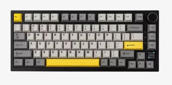 AJAZZ AK820 Pro SEM FIO - Teclado Mecânico Tri-mode | Gift Switch | Tela TFT LCD