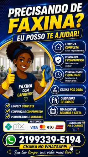 * Serviço de Faxina e Organização