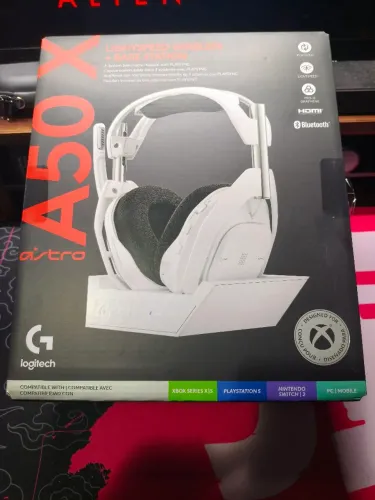 Headset gamer sem fio Logitech Astro A50X
