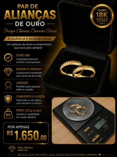 Anel em ouro feminino, ouro 18k!