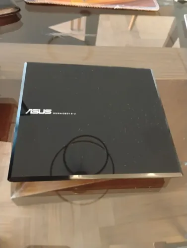 Leitor e gravador de DVD e CD externo Asus
